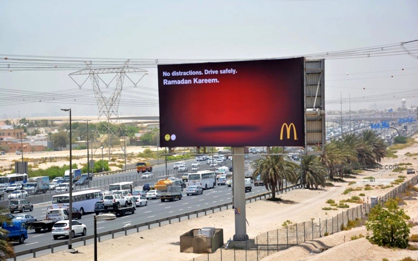 McDonald's campaign in JCDecaux UAE