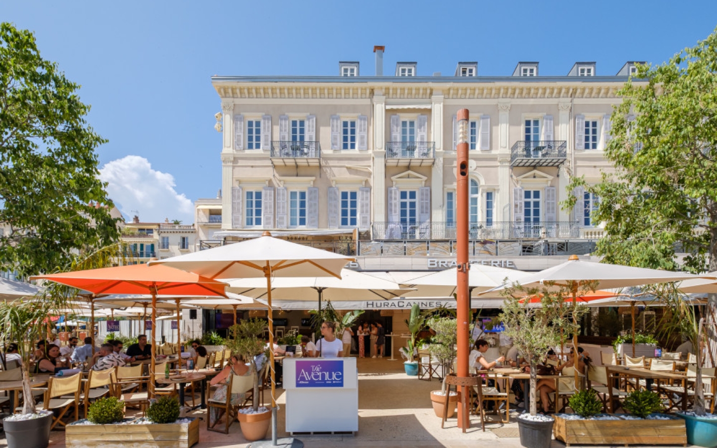 JCDecaux Cannes Lion DOOH Event The Avenue